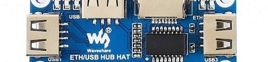 Raspberry Pi Zero W USB/Ethernet Hub HAT